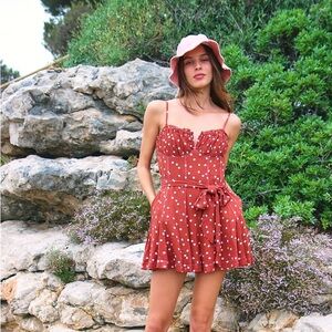 Free People Spotty Dotty Mini Romper 2